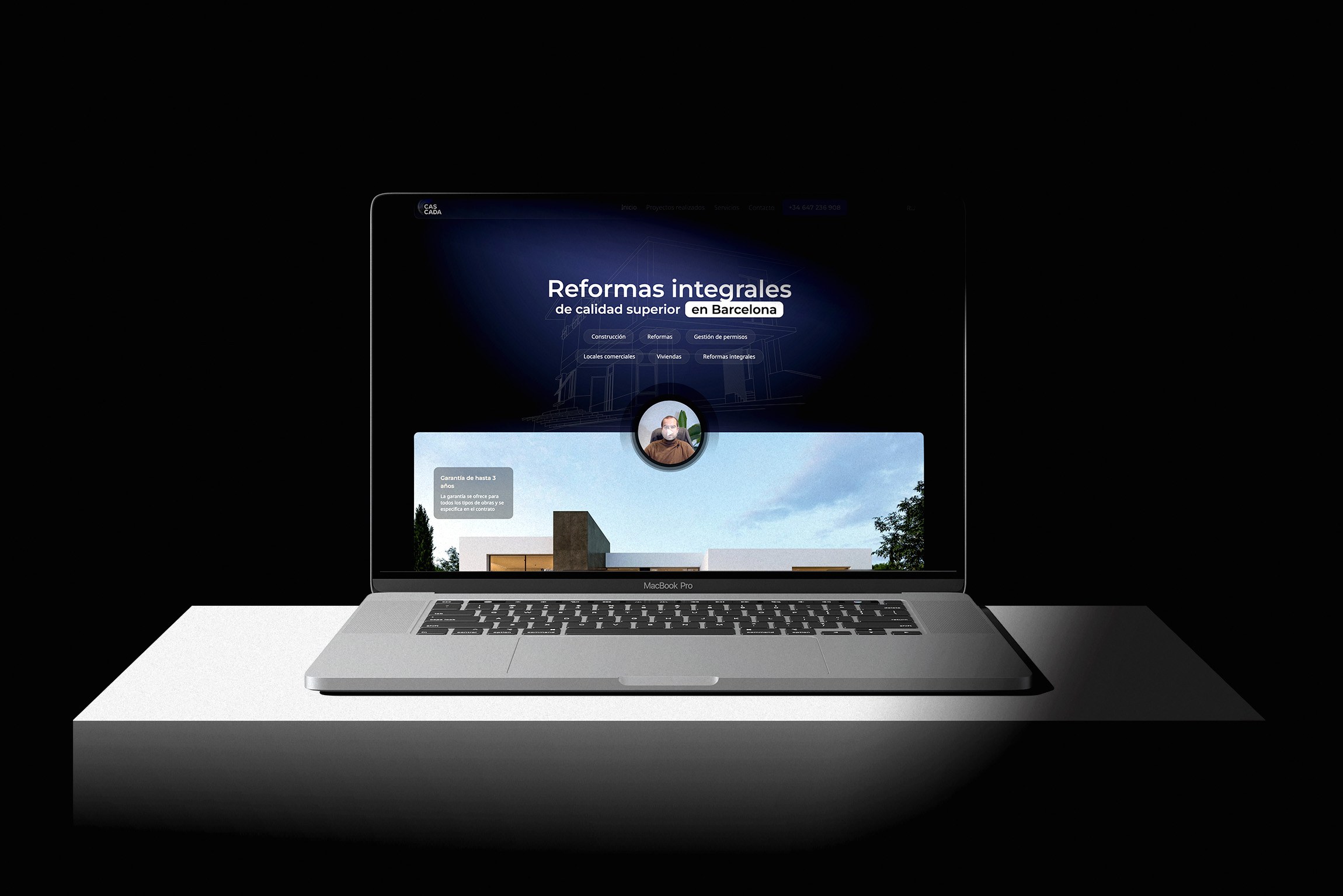 Development of a website for a construction company