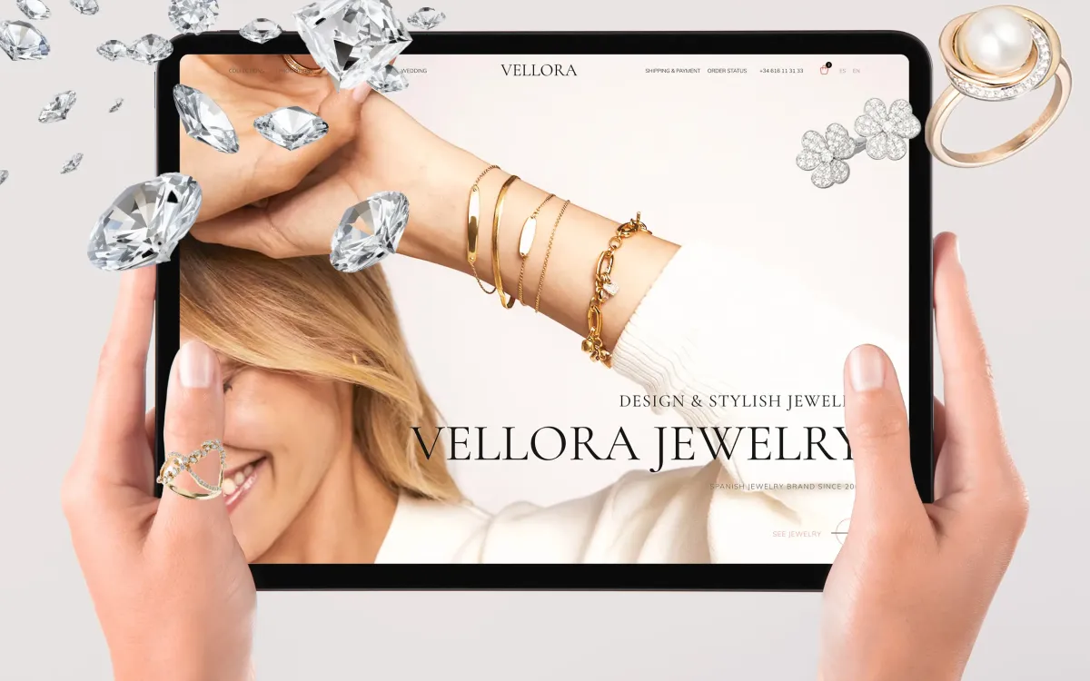 Development of an online store for a jewelry brand in Barcelona